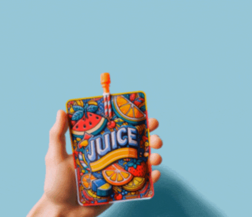 Animated preview of the Make image alive AR template